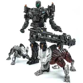 

Transformation VT01 Lockdown KO version Oversize 27CM Movie Figure 2 dogs Robot Kids Toys Combination Deformation