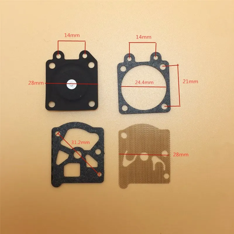 Carburetor Repair Kit Chainsaw Repair Kit For Walbro 3800 4500 5200 Carburetor