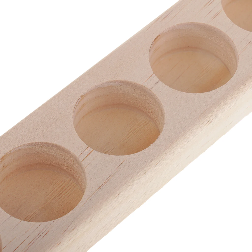 Wood Essential Oils Box Aromatherapy Bottles Display Stand, Oil Rack, Oil