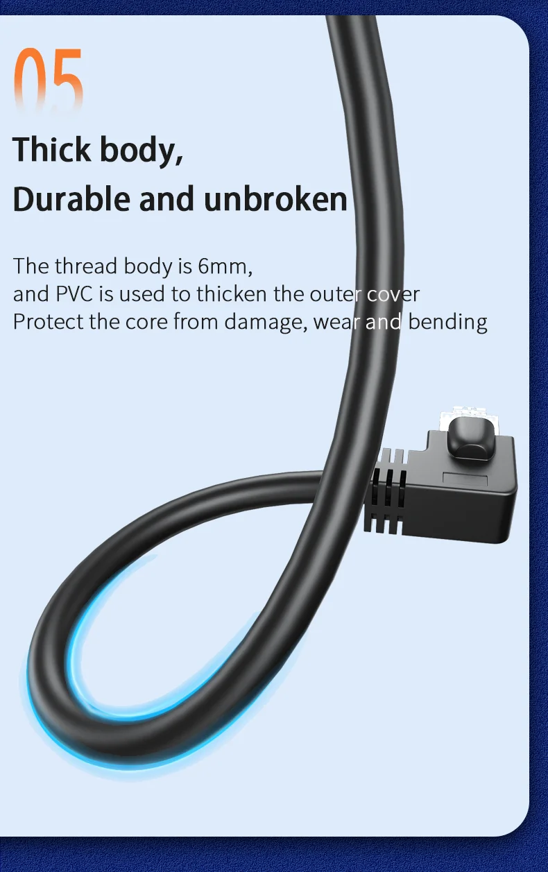 CAT6 Shielded Ethernet Extension Cable: 6 RJ45 Plugs to Jack, Gold-Plated Connectors for Router, Modem, TV, PC. Description Image.This Product Can Be Found With The Tag Names Cat6 ethernet extension cable, Computer Cables Connecting, Computer Peripherals, PC Hardware Cables Adapters