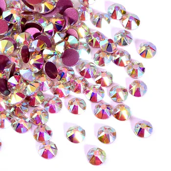 

AAAAA Quality 16 Cuts Facets Flatback Rhinestones Crystal Glass Non Hot Fix Rhinestones Nail Art Strass for Nails B1291