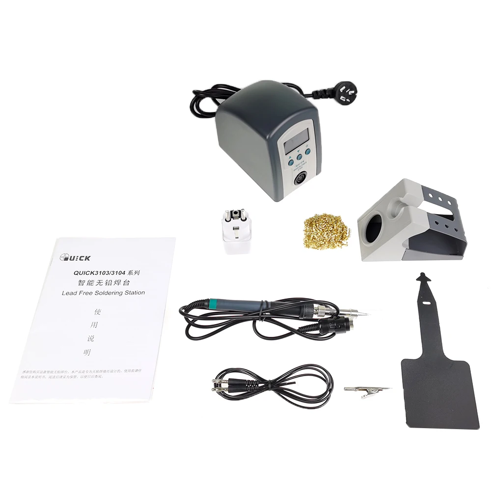 

Soldering Station Automatic Control Digital Display Anti-static Lead-free Household Electric Soldering Iron Power 80W QUICK 3104