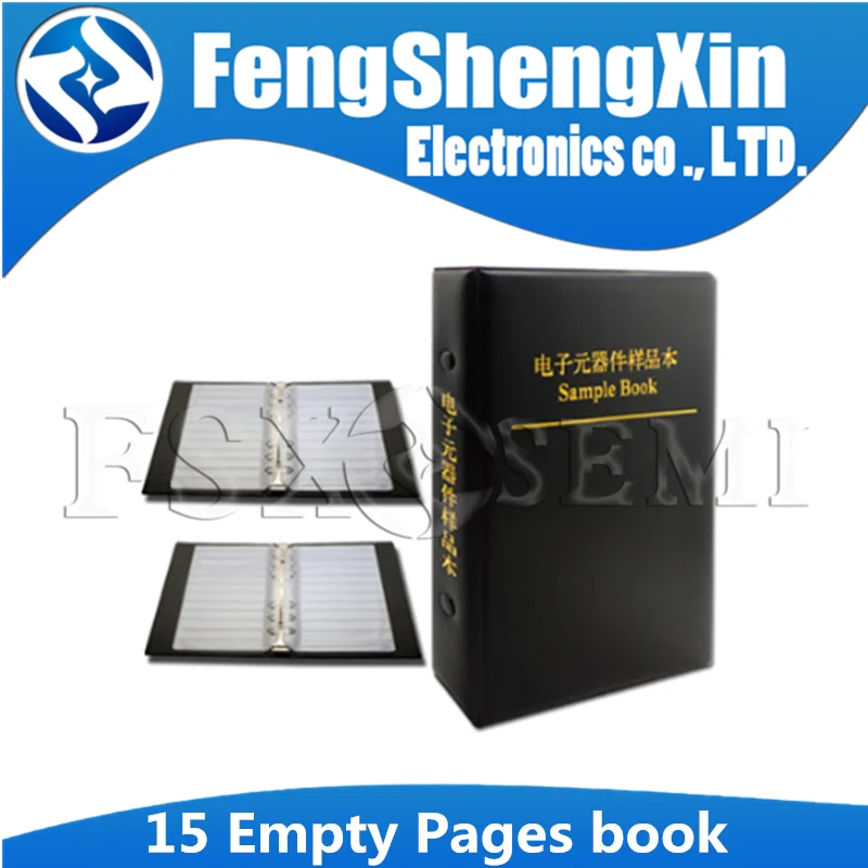 0201 0402 0603 0805 1206 1% resistor book full series  empty book Sample Book 0R~10M 170values x50pcs x25pcs 1%