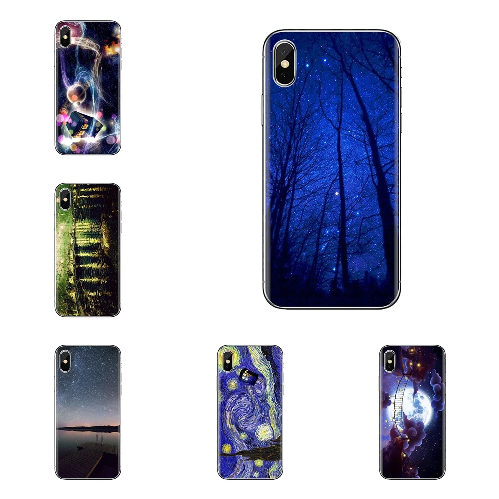 For Samsung Galaxy J1 J2 J3 J4 J5 J6 J7 J8 Plus 2018 Prime 2015 2016 2017 Soft Transparent Covers Starry Night Space Sky Pattern |