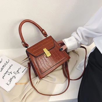 

Fashion Vintage Stone Pattern PU Leather Mini Crossbody Bags for Women 2020 Small Totes Lady Shoulder Messenger Bag Handbags