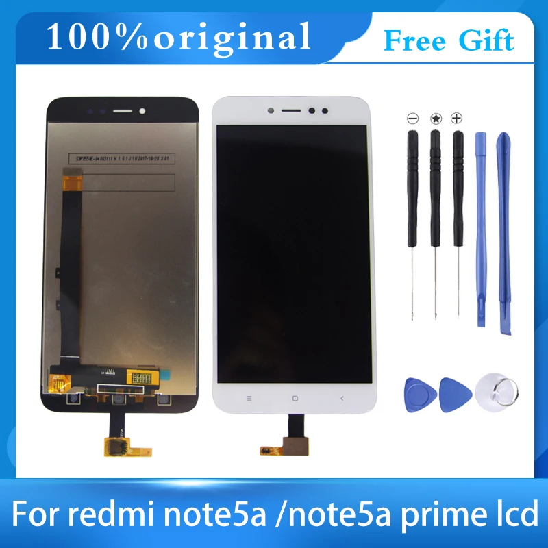 

ЖК-дисплей 5,5 "для XIAOMI Redmi Note 5A, ЖК-дисплей с сенсорным экраном и рамкой для Redmi Note 5A Prime LCD Y1 / Y1 Lite LCD, оригинал