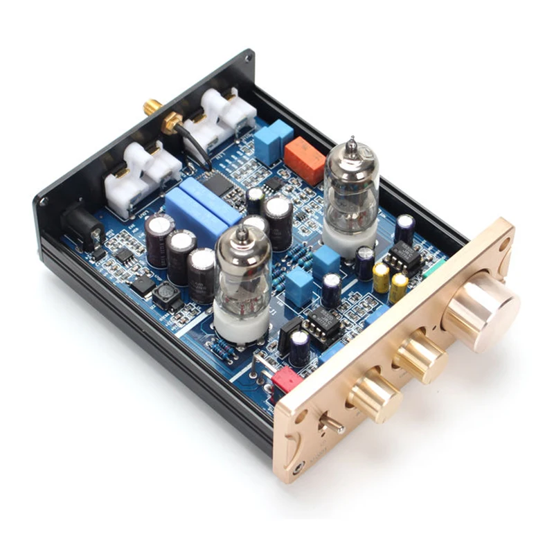 Lusya HIFI 6J1 ламповый предусилитель APTX Bluetooth 5,0 QCC3008 предусилитель с адаптером DC 12 В T1073