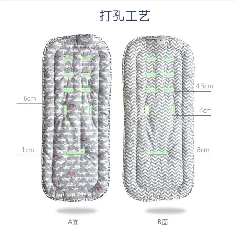 Детская Коляска Подушка для сидения коврик детское автокресло подкладка хлопок
