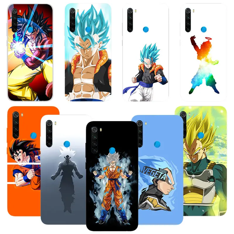 Silicone cases For Xiaomi Redmi note 8 pro 7 6 5 4x cover for redmi 7a k20 Dragon Ball Super goko vegeta matte silicon |