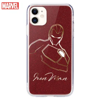 

Marvel certified for iPhone11 for iPhone11 Pro X/XS flash powder iron man anti-fall case