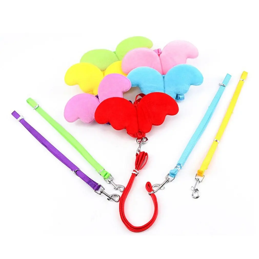 Поводок для питомца кошки Крылья Ангела нагрудные ремни поводок для кошки нагрудные ремни i-образные поводки для котов товары для домашних животных