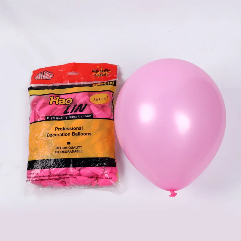 Hao lin 10-Inch 2.2 Grams Thick Matt Imitation Balloon Lin Hao Balloon Wedding Decorative Balloon Wholesale