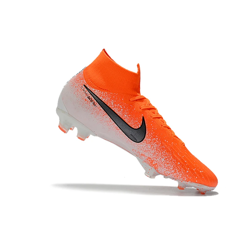 NIKE Mercurial Superfly VI Flyknit 360 Elite CR7 SE FG 35-45 футбольные бутсы Мужская футбольная обувь LVL UP