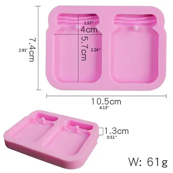 

Handmade Milk Bottle Pendant Resin Mold Glass Bottle Mold Jewelry Making Tools A0NF