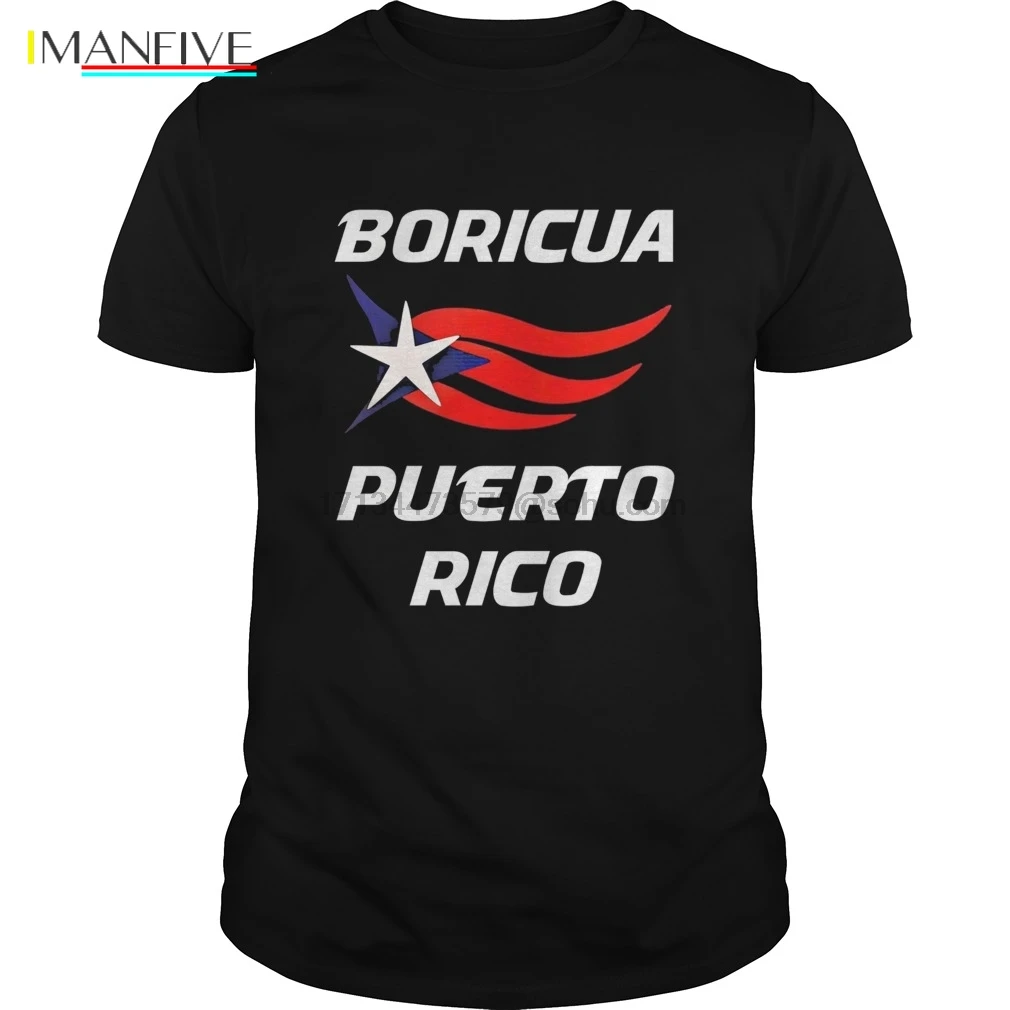 Мужская футболка с коротким рукавом Boricua трафарет для маникюра крутая Женская