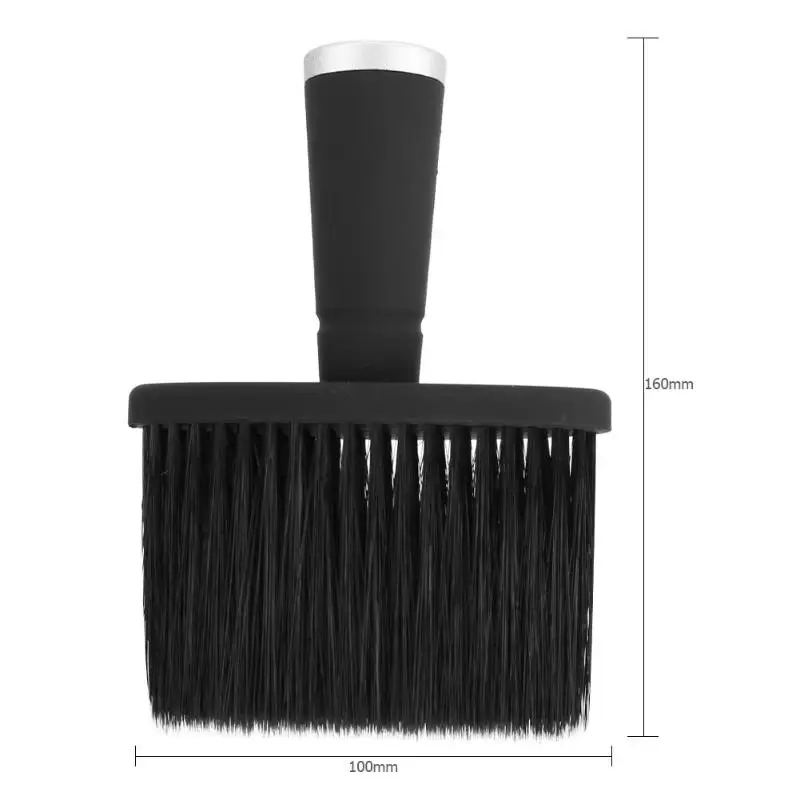 Профессиональная Силиконовая ручка щетка для чистки волос искусственное волокно для шеи очиститель для лица для салонных инструментов