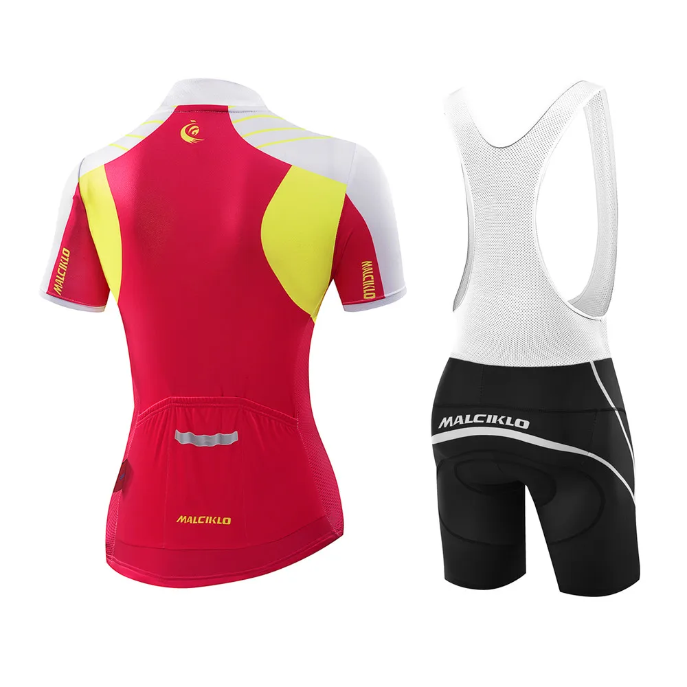 Женский велосипедный комплект из Джерси велосипедная куртка с коротким рукавом