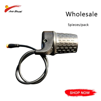 

Electric Bike Waterproof Half Twist Throttle for Ebike Twist Throttle Plastic and Rubber Grip Bicicleta Electrica Accessories
