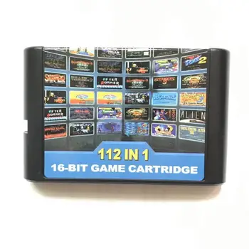 

112 In 1 Hot Game Collection Cartridge for 16 bit sega Megadrive Genesis Game Player