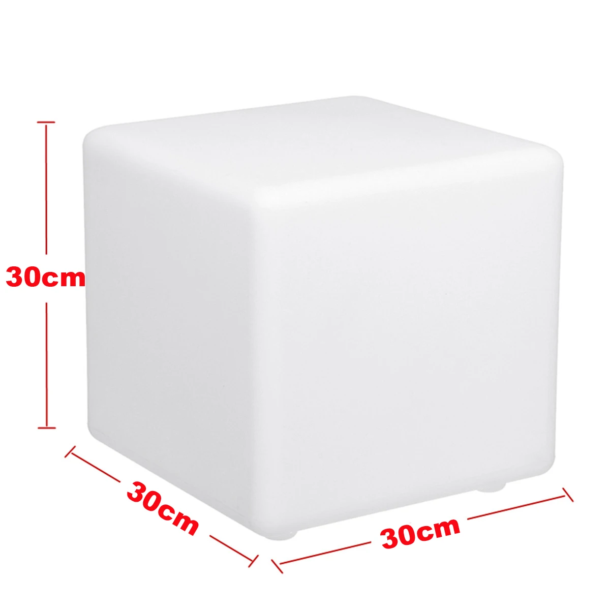 30 см RGB светодиодный светильник куб стул водонепроницаемый перезаряжаемый светодиодный светильник ing+ пульт дистанционного управления для бара домашний декор