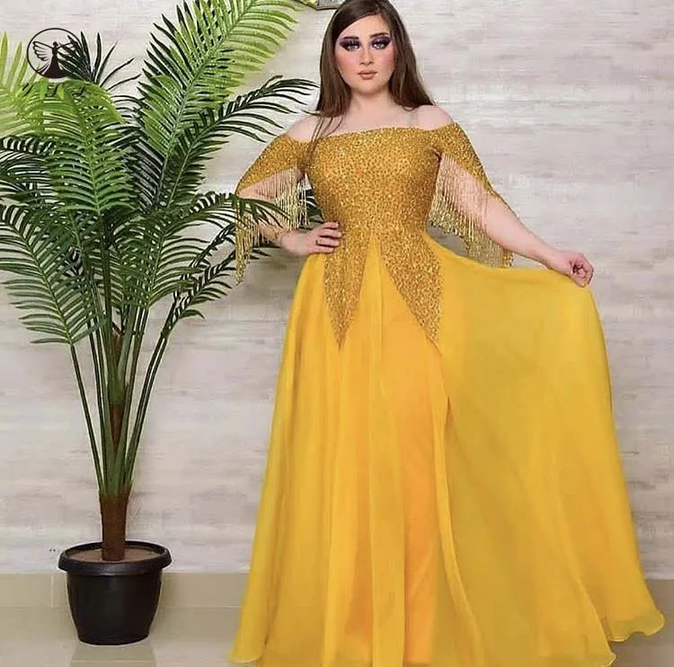 Новое поступление Vestidos De Fiesta желтые иллюзионные вечерние платья длиной до пола с