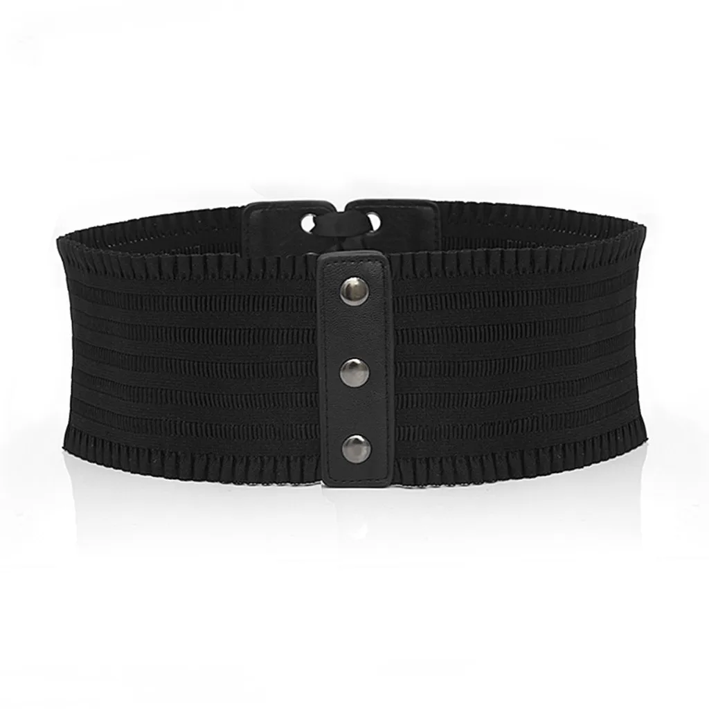 Belts for Women Luxury Fashion Women Ladies Waist Belt Body Belt Wide Elastic Belt Dress Accessories female deduction#30105