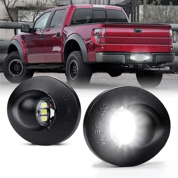 

MASHA 12V LED Car License Plate Light For Ford Expedition Excursion Explorer Ranger Bronco 1 2 F150 F-150 Auto Number Plate Lamp