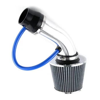 

Universal Flow Cold Air Intake Pipe Hose Filter Stainless Silicone Replacement