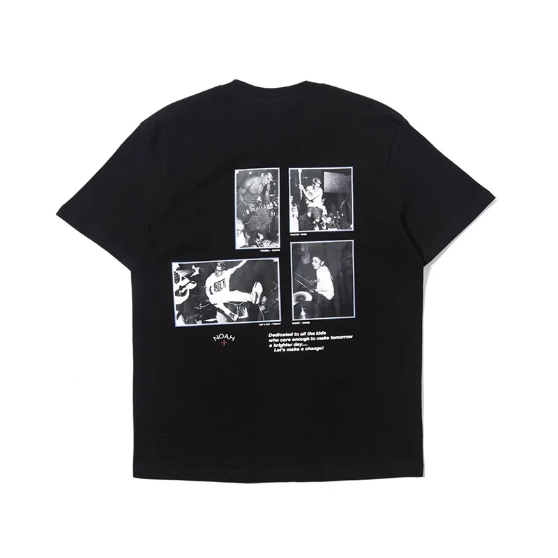 NOAH Youth OF Today футболка с логотипом черная футболка 19SS уличная Мужская и женская 1:1 Высококачественная модная футболка с надписью NOAH