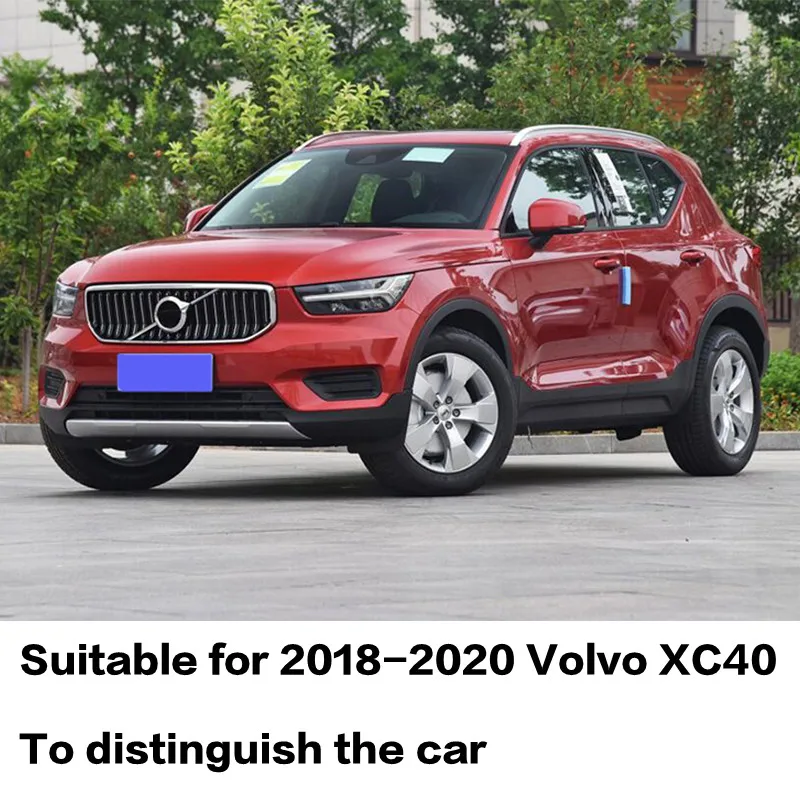 CEYUSOT 2 шт. для нового Volvo XC40 зеркало заднего вида дождь бровей ABS хромированное дверное зеркало дождь заднего вида аксессуары с козырьком 19 20