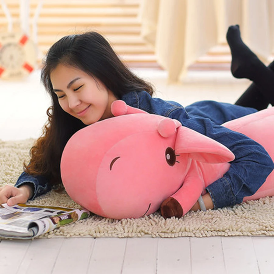 Big Yellow Teddy Stuffed Animal Dolls for Girls Kawaii Toys Stuffed Bear Deer PP Cotton Plush Toys for Children CC50MR