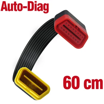 

Original 60cm OBD Extension Cable for Launch X431 V/PRO 3/Easydiag 3.0/Mdiag/Golo OBDII Extended Connector 16Pin male to Female