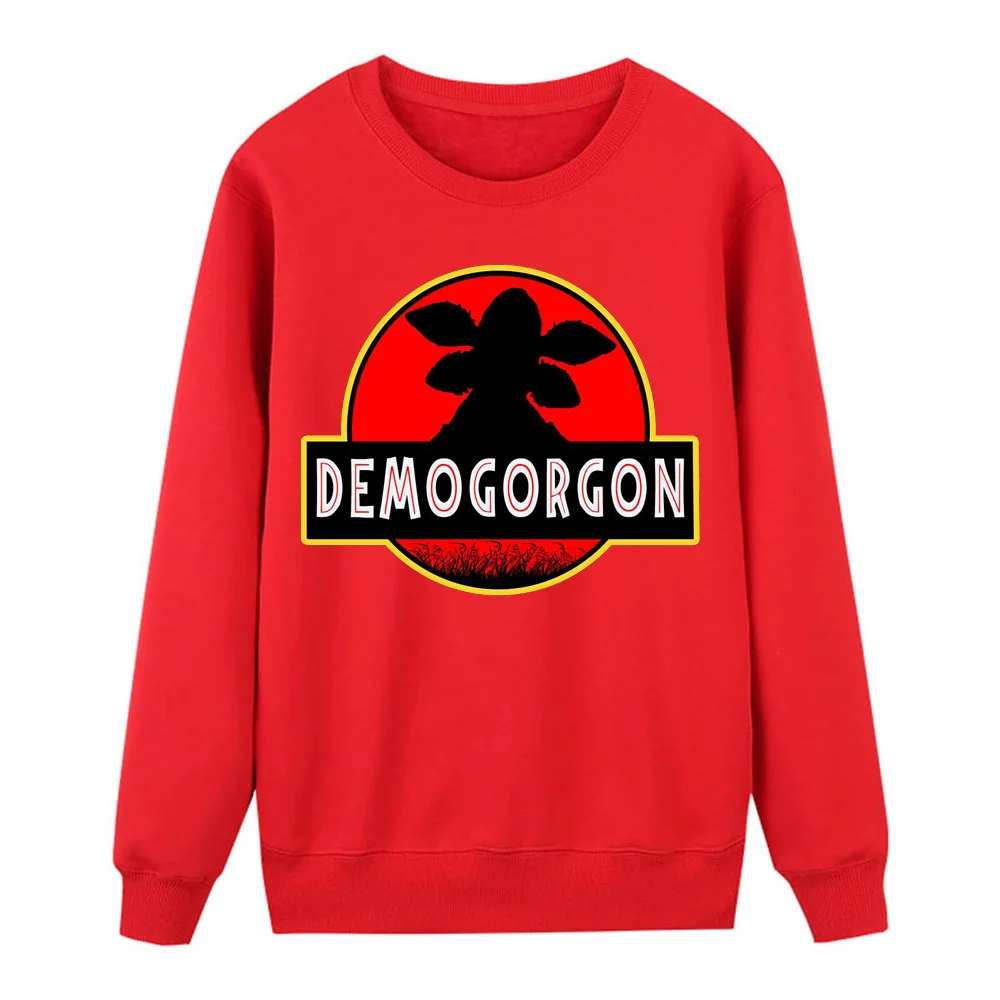 Толстовка с принтом Demogorgon, Женская мода, Осень-зима, уличная одежда, пуловер, Повседневный, для фитнеса, женский спортивный костюм с круглым вырезом - Цвет: red 6