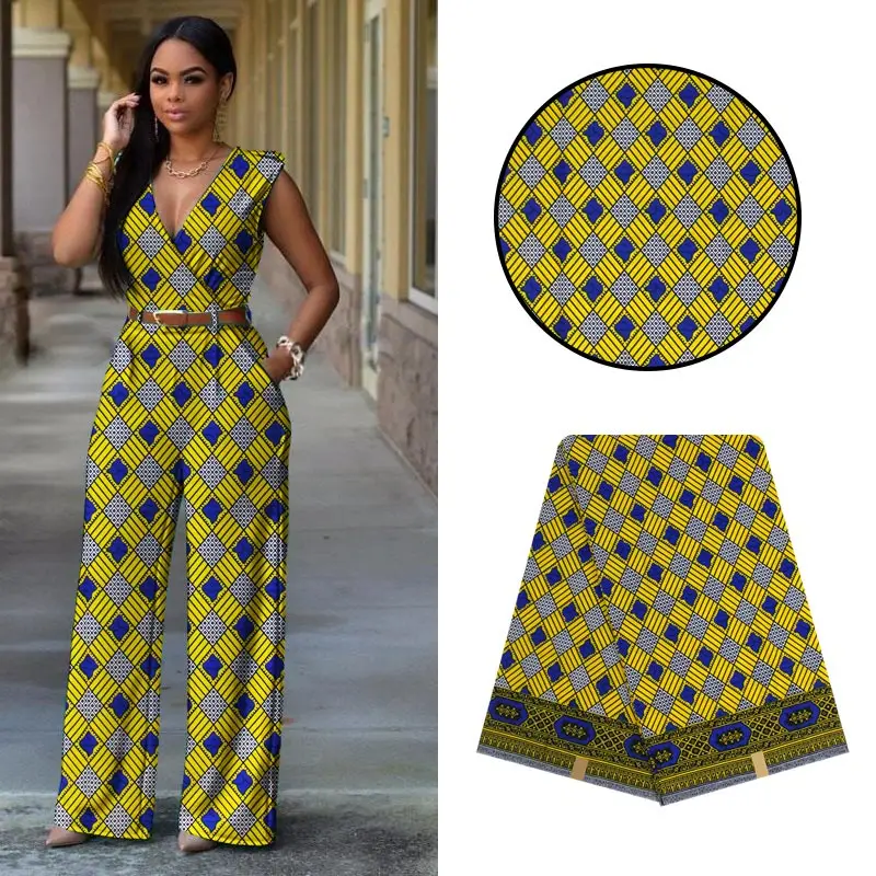 Последние 6 ярдов Африканский Воск Принты Ткань Горячая распродажа! в африканском стиле Анкара воск ткань воск принты для вечерние YB01