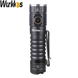Wurkkos – lampe de poche Rechargeable TS21, 3500LM, torche EDC, 3 x émetteur SST20, Anduril UI, queue magnétique, lunette en acier inoxydable, pour Camping 