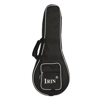

Portable Mandolin Instrumental Backpack for Mandolin Double Zippered Waterproof Thicken Shoulder Bag Case With Soft Cotton