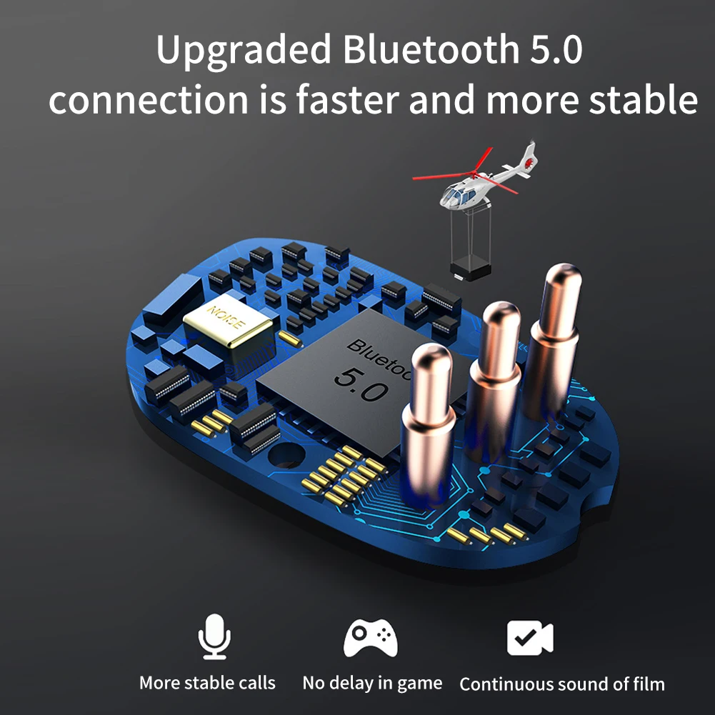 Мощность дисплей Водонепроницаемый Музыка Bluetooth наушники с зарядным устройством беспроводные наушники спортивные авто сопряжение в ухо шумоподавление