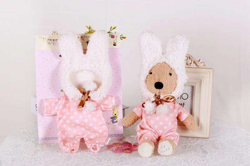 BJD кукла подарки 30 см Одежда для куклы Кролик кошка медведь плюшевые игрушки мягкое платье юбка свитер игровой дом Куклы Аксессуары для 1/6 - Цвет: L