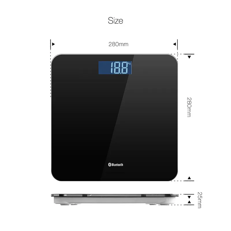 Digoo DG-B8025 lcd bluetooth весы напольные электронные весы для ванной комнаты