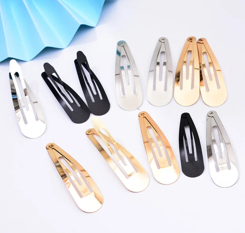 10pcs/lot 4cm Metal Hair Clips Girls Headdress Accessories Barette Hairpins pin hair clips hair accessories