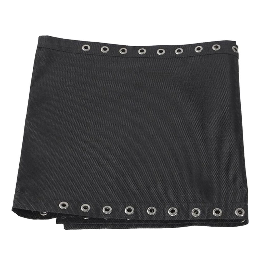 

Patio Sling Chair Fabric Cloth Grey Rhombus with Laces and Head Rest Pillow for Non Gravity Chairs with Ready Made Pouch Holes