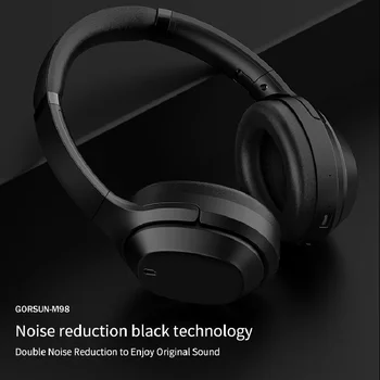 

Headphones Bluetooth earphone ANC Noise reduction stereo Long battery life Dual playback mode Lightweight folding design