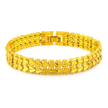 

Gold-Plated Ladies Bracelet New And New Fashion Hot Jewelry 24k Gold Bracelet