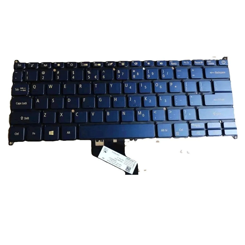 Клавиатура US для ноутбука Acer Swift 3 SF 314 57 клавиатуры английский подходит sv3p _ a70bwl A72BWL запасные части зеленые