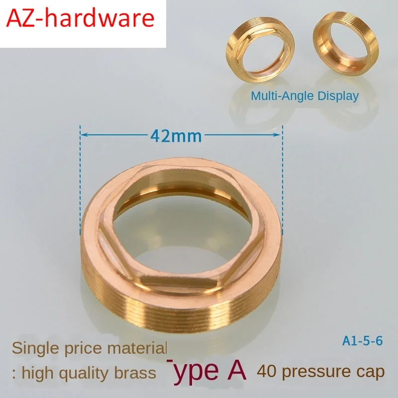 Kitchen Basin Faucet Fitting Shower Fixing Cap Copper Cover Bowl Installation and Maintenance 35/40 Spool Gland Gland faucet valve faucet cartridge faucet cover faucet handle faucet key