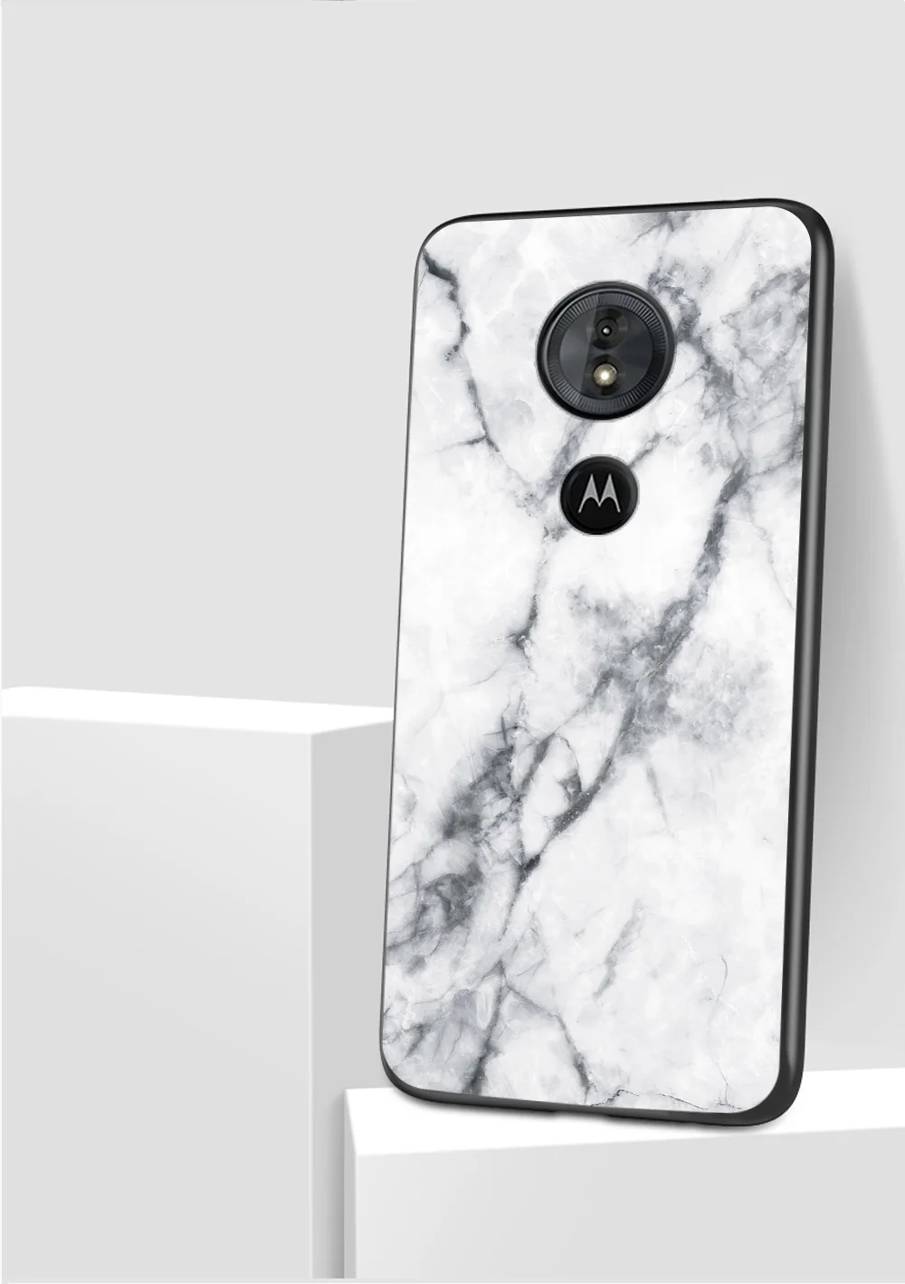 Для Motorola Moto G6 XT1925 G5S Plus чехол с мраморным глянцевым закаленным стеклом противоударный жесткий чехол для телефона для Motorola Moto G6Play чехол
