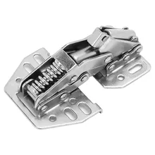 Bisagra para gabinete, bisagra de amortiguación de 4 pulgadas, libre de agujeros, hidráulica, para instalación de vehículos recreativos, 2 unidades