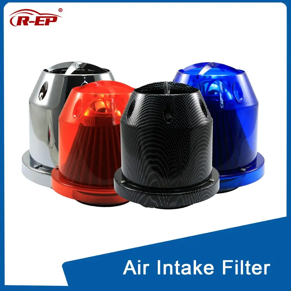 REP Air Filter Car 76mm 3inch Carbon High Flow Cold Air Intake Filters