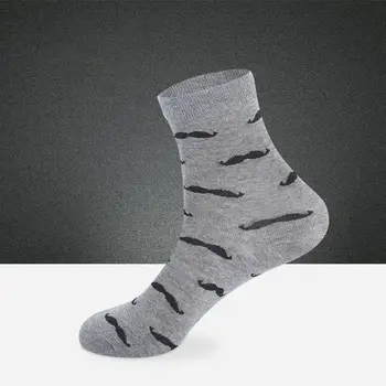 

Fashion Socks Casual Pure Cotton Beard Pattern Color Funny Socks Hot Sale