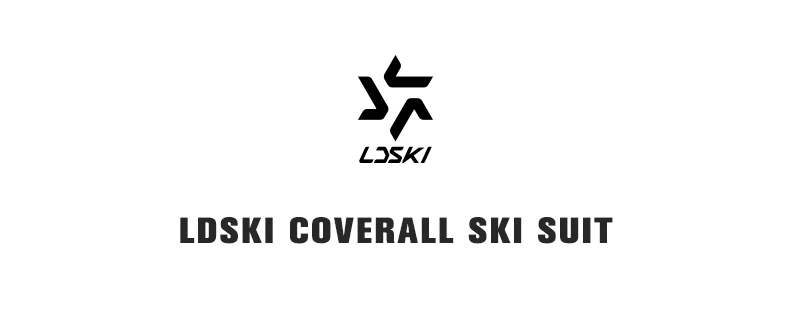 LDSKI взрослый лыжный комбинезон для сноуборда, унисекс стильный лыжный костюм, водоотталкивающая оболочка и застежка-молния на талии, молнии и манжеты для ботинок